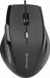 Проводная оптическая мышь Defender Accura MM-362, USB, 6 кнопок, 1600 dpi, черная (LKMTR_801342) - изображение 1