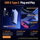 Беспроводная игровая гарнитура Ozeino 2,4 ГГц для ПК, PS5, PS4, USB Белый - Уценка - изображение 3