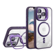 Чохол TPU+PC+Metal Stand Case with MagSafe and Camera Lenses для iPhone 14 Pro Dark Purple - изображение 2