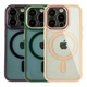 Чохол Creative TPU PC Metal Calais із MagSafe для Apple iPhone 15 Pro Max Black - зображення 2