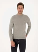 Джемпер мужской Pierre Cardin G021SZ0TK-000-2316975(Acık Gri Melanj) L Серый (8683859239399) - изображение 4