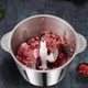 Кухонный измельчитель металлический, 2л, 1000Вт, R7029 / Измельчитель для кухни / Блендер измельчитель - изображение 6