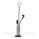 Кольцевая лампа XO BGD006/LS-90 Black с холдером для смартфона и микрофона черный 9 дюймов - изображение 5