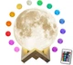 Світильник Місяць 3D MOON на акумуляторі. 16 кольорів з пультом RGB - зображення 3