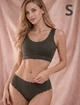 Женские нижнее белье комплект лифчик и трусы S Fashion 45679 серый - изображение 1