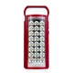 Портативний ліхтар лампа акумуляторний 24 LED ALMINA 2606L 6V 4A для кемпінгу ручний + Power Bank червоний - зображення 2