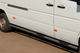 Боковые трубы (2 шт., нержавейка) Длинная база, Ø70 для Volkswagen LT 1995-2006 гг - изображение 2