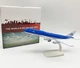 Модель самолета Boeing 747 KLM 1:300, металлическая литая модель пассажирского авиалайнера 20 см - изображение 4