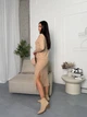 Жіночий прогулянковий костюм (кофта+спідниця) Uaclothes 46-48 Бежевий (like36524-169501350) - изображение 4