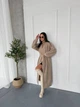 Жіночий довгий кардиган з паском Uaclothes 48-52 Бежевий (like36534-169601361) - изображение 4