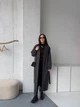 Жіночий довгий кардиган з паском Uaclothes 42-46 Графітовий (like36531-169571360) - изображение 3