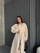 Жіночий довгий кардиган з паском Uaclothes 48-52 Молочний (like36532-169581361) - изображение 6