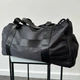 Спортивная женская сумка ЗD Bags Zip на 6 отделений для спортзала компактная Двухцветная 46x22x23 см Черно-пудровая (4756) - изображение 5