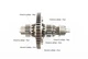 Дифференциал в сборе для мототрактора, Z-47, Z-15x16, Z-11, Z-16 JR-Q12E 120-1, с блокировкой, без шпонки ZUBR Z-250, артикул 210255 - изображение 2