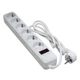 Мережевий фільтр живлення Patron 5m (SP-1065W), 6 розеток White (EXT-PN-SP-1065W) - зображення 1