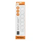 Мережевий фільтр живлення Patron 0.5 m3*1mm2 (SP-1062U) 6 розеток BLACK (EXT-PN-SP-1062U) - изображение 2