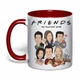 Чашка з друком "Friends (Друзі)" №1 (колір бордовий) (36988) - зображення 1