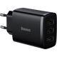 Сетевое зарядное устройство Baseus Compact Charger 3U 17W 3USB Black (CCXJ020101) [74463] - изображение 1