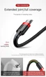 Кабель Baseus Cafule Micro USB 1m (CAMKLF-BG1) Gray/Black [70572] - изображение 10