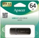 USB флеш-накопитель Apacer AH355 64GB USB-A 3.0 Black (AP64GAH355B-1) [38150] - изображение 3