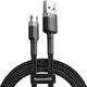 Кабель Baseus Baseus Cafule Cable USB to MicroUSB 2m Grey/Black (CAMKLF-CG1) [73381] - изображение 1