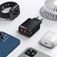 Мережевий зарядний пристрій Baseus Compact Quick Charger 2U+C 30W Black (CCXJ-E01) [73372] - зображення 6