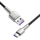 Кабель Baseus Cafule Metal Data Cable USB to Type-C 2м Black (CAKF000201) [73384] - изображение 2