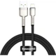 Кабель Baseus Cafule Metal USB to Lightning 2м Black (CALJK-B01) [73380] - изображение 1