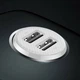 Автомобильное зарядное устройство Baseus Grain Pro Car Charger Dual USB 4.8A White (CCALLP-02) [73370] - изображение 5