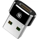Переходник Baseus USB to USB-C Female Black (CAAOTG-01) [76681] - изображение 1