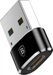 Переходник Baseus USB to USB-C Female Black (CAAOTG-01) [76681] - изображение 2