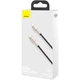 Кабель Baseus Cafule Metal USB to Lightning 2.4A 0.25m Black (CALJK-01) [78967] - изображение 6
