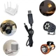 Кабель живлення для роутера/модема USB-DC (5V/9V/12V) 5.5x2.1 мм [77242] - зображення 5