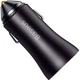 Автомобильное зарядное устройство Baseus Golden Contactor Max Dual Fast Charger Car Charger U+C 60W Dark Gray (CGJM000113) [77942] - изображение 2