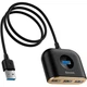 USB-хаб Baseus Square Round Box 4-Port USB-A Black 1м (CAHUB-AY01) [77938] - изображение 1