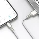 Кабель Baseus Cafule Metal USB to Lightning 1м White (CALJK-A02) [82098] - изображение 5
