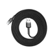 Кабель Baseus Cafule USB to Type-C 3m Grey/Black (CATKLF-UG1) [82110] - изображение 3