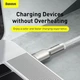 Кабель Baseus Cafule Metal USB-C to USB-C 100W 1m White (CATJK-C02) [82102] - изображение 6