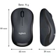 Мышь Logitech M220 Silent Dark Gray (910-004878) [83488] - изображение 5
