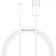 Кабель Baseus Superior USB-A to Lightning 0.25m White (CALYS-02) [86019] - изображение 1