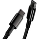 Кабель Baseus Tungsten Gold Fast Charging Data Cable Type-C to Type-C 100W 1m Black (CATWJ-01) [83771] - изображение 4