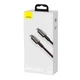 Кабель Baseus Tungsten Gold Fast Charging Data Cable Type-C to Type-C 100W 1m Black (CATWJ-01) [83771] - изображение 5
