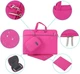 Сумка для ноутбука WiWU Campus Slim Case for MacBook 13.3" Pink Sand [88402] - изображение 4
