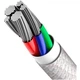 Кабель Baseus High Density Braided Type-C to Lightning 1m White (CATLGD-02) [100366] - изображение 3