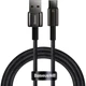Кабель Baseus Tungsten Gold USB-A to USB-C 1m Black (CAWJ000001) [106122] - зображення 1