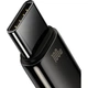 Кабель Baseus Tungsten Gold USB-A to USB-C 1m Black (CAWJ000001) [106122] - зображення 4
