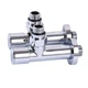 Кран вентильний кутовий з американкою SOLOMON LUX 1/2″ CHROM 7777 (2шт. КОМПЛЕКТ) - изображение 3