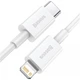 Кабель Baseus Superior Series USB-C to Lightning 20W 0.25m White (CATLYS-02) [111359] - изображение 3