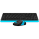 Комплект (клавиатура + мышь) A4Tech Fstyler FG1010 Black/Blue [114623] - изображение 4