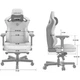 Геймерское кресло Anda Seat Kaiser 3 L Fabric Gray (AD12YDC-L-01-G-PV/F) [120753] - изображение 11